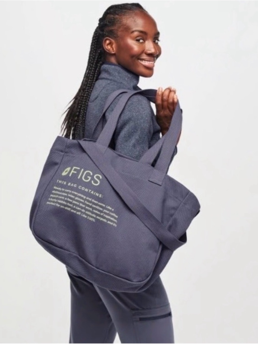 FIGS Large Tote Bag with